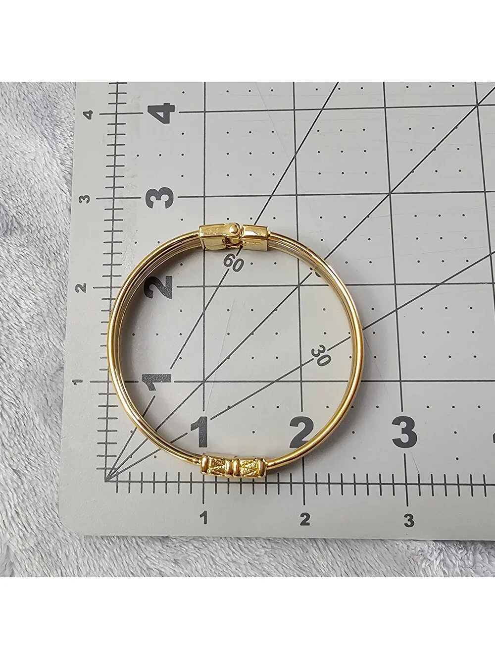 Premier Designs Tri Tone Hinged Cuff Bracelet Gold Silver Rose Gold Multi Wire